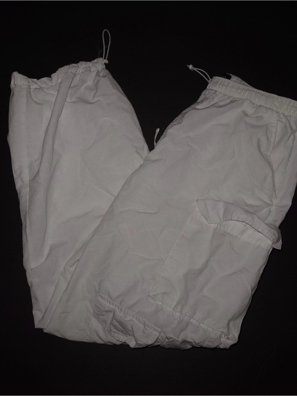 Aeropostale Men's White Cargo Joggers
